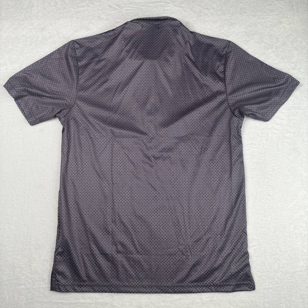 Collars and Co NWT Semi-Spread Collar Polo Crest Point Grey And Pink - Size M - Picture 7 of 7